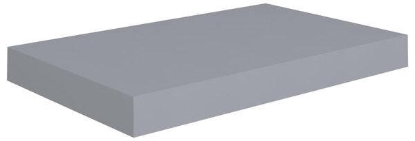 Szürke MDF lebegő fali polc 40 x 23 x 3,8 cm
