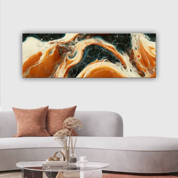70x40 cm - Karamell fluid vászonkép