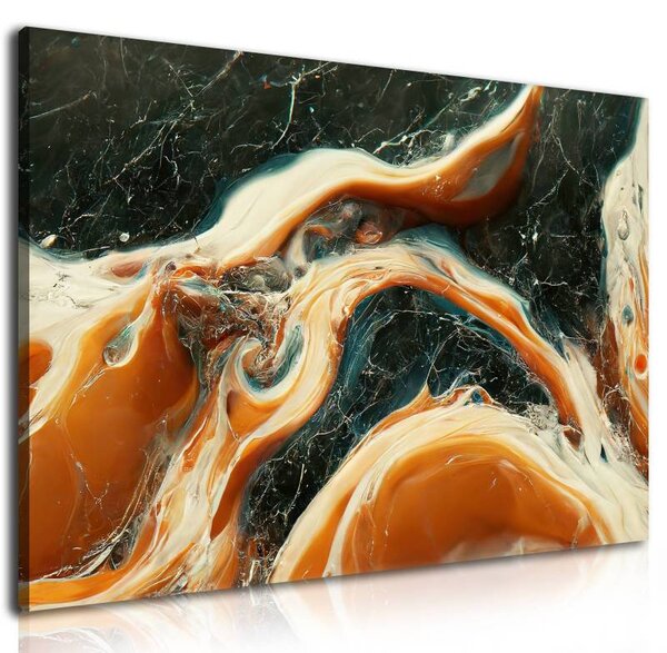 70x40 cm - Karamell fluid vászonkép