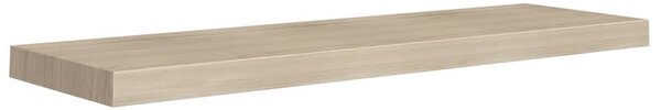 Tölgyszínű MDF lebegő fali polc 90 x 23,5 x 3,8 cm