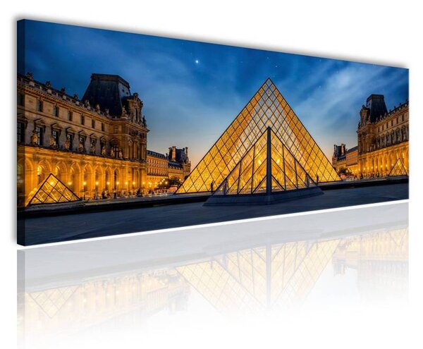 70x40 cm - Párizs Louvre vászonkép