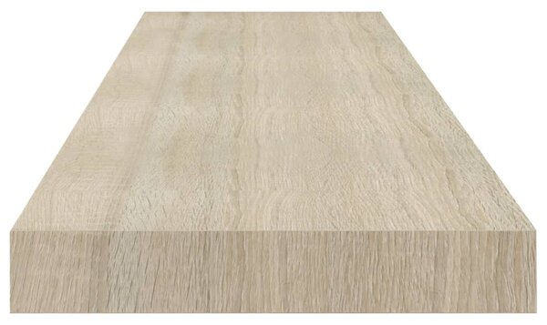 2 db kék MDF lebegő fali polc 90 x 23,5 x 3,8 cm