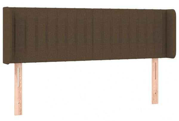 VidaXL LED Ágyfejtámla - Sötétbarna - 147x16x78/88cm