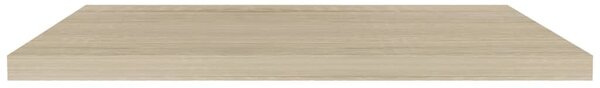 Tölgyszínű MDF lebegő fali polc 90 x 23,5 x 3,8 cm