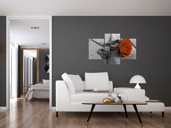 Kép - Narancs Rózsa (90x60 cm)