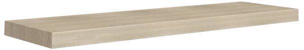 4 db tölgyszínű MDF lebegő fali polc 90 x 23,5 x 3,8 cm