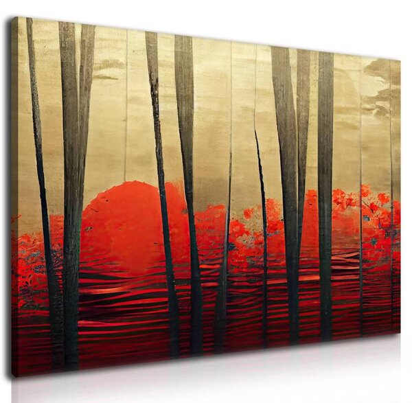 70x40 cm - Japán művészet vászonkép