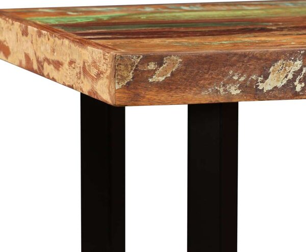 VidaXL Bárasztal - Újrahasznosított Fa - 120x60x107 cm