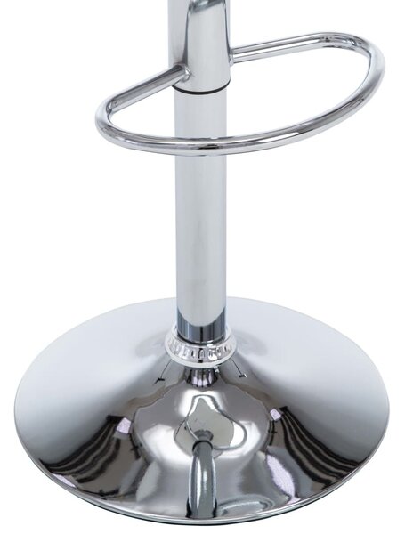 323647 Bar Stools 2 pcs Cream Faux Leather