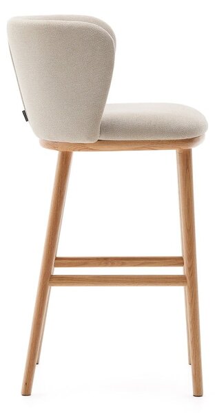 Bézs bárszék (ülésmagasság 65 cm) Ciselia – Kave Home