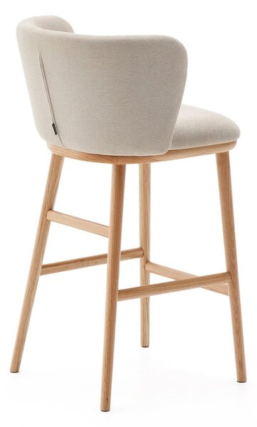 Bézs bárszék (ülésmagasság 65 cm) Ciselia – Kave Home