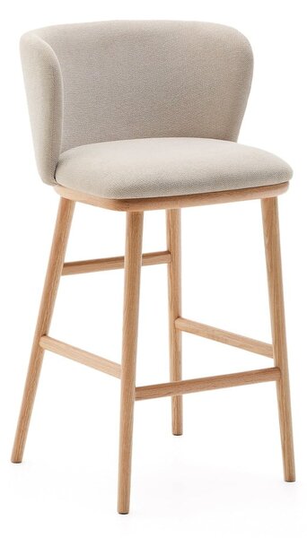 Bézs bárszék (ülésmagasság 65 cm) Ciselia – Kave Home
