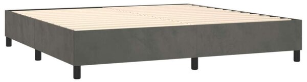 VidaXL Ágy - Bársony - 200x200 cm - LED