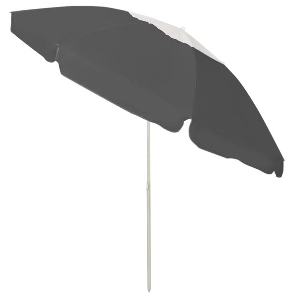 Antracitszürke strandnapernyő 240 cm