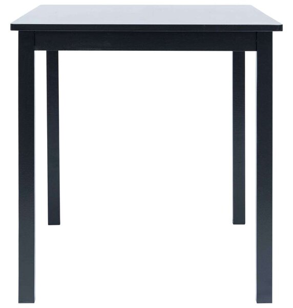 VidaXL Étkezőasztal - Fekete - 114x71x75 cm