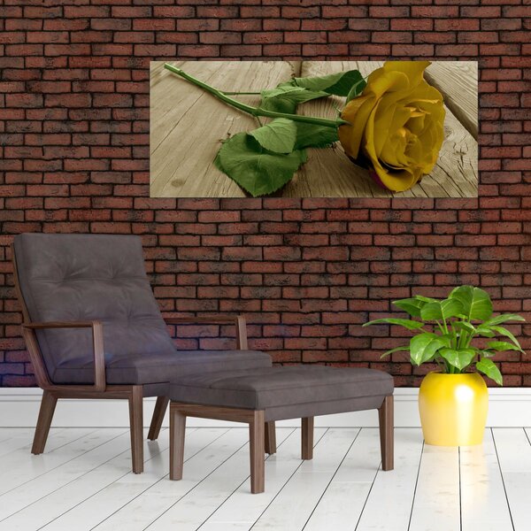 Kép - Vintage sárga rózsák (120x50 cm)