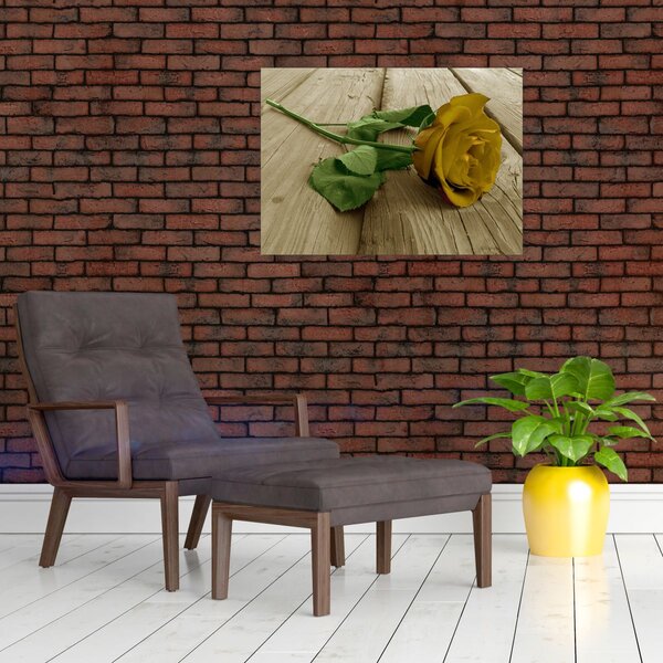 Kép - Vintage sárga rózsák (70x50 cm)