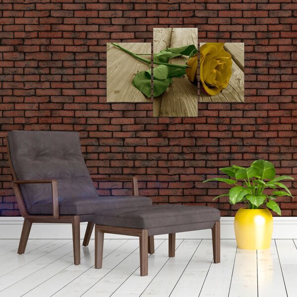 Kép - Vintage sárga rózsák (90x60 cm)