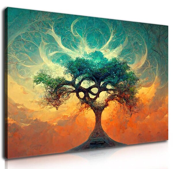 70x40 cm - Az élet fája vászonkép