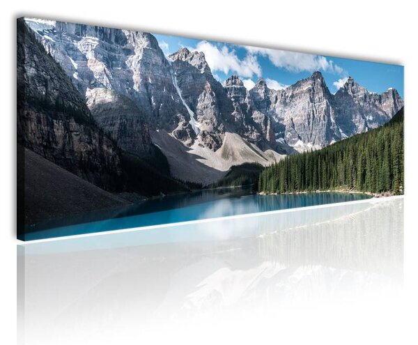 70x40 cm - A csodálatos Moraine tó vászonkép