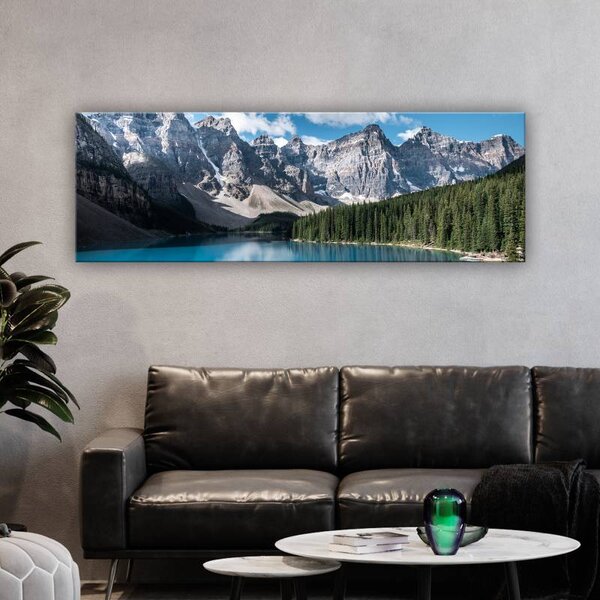 70x40 cm - A csodálatos Moraine tó vászonkép