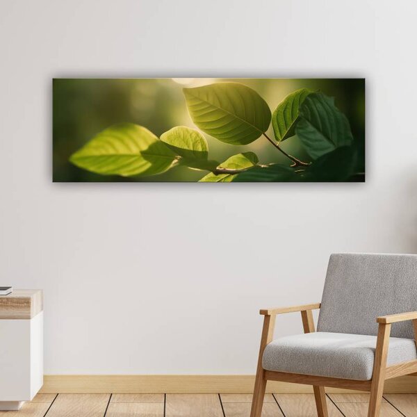 70x40 cm - Natur zöld levelek vászonkép