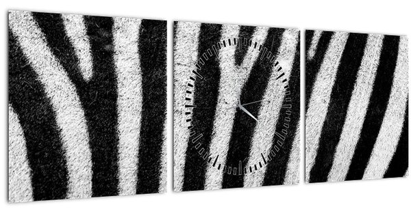 Kép egy zebra bőrről (órával) (90x30 cm)