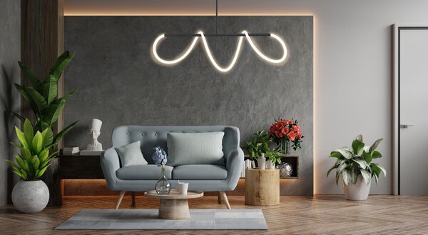 Mennyezeti LED Lámpa APP856-CP Long Fekete