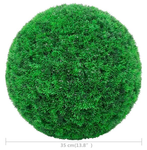 2 db gömb alakú műpuszpáng 35 cm