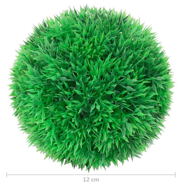 4 db gömb alakú műpuszpáng 12 cm