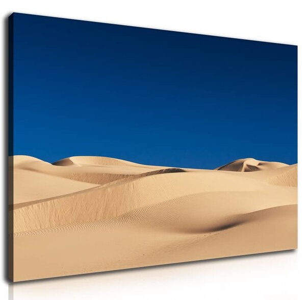 70x40 cm - Sivatagi homok és kék ég vászonkép