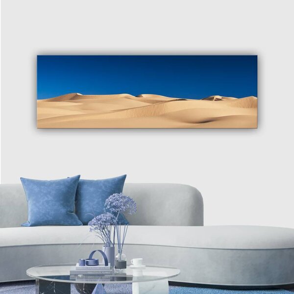 70x40 cm - Sivatagi homok és kék ég vászonkép