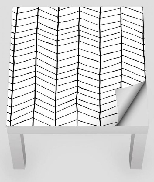 IKEA LACK asztal bútormatrica - egyenetlen vonalak