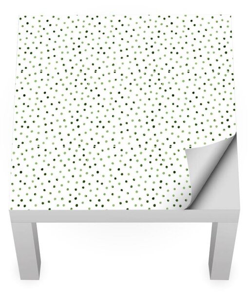 IKEA LACK asztal bútormatrica - zöld pontok