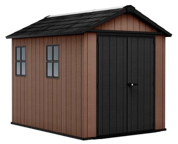 Keter Newton Plus wide 9x7,5 barna kerti ház padlóval