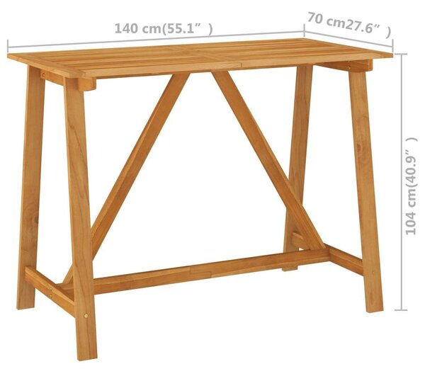 VidaXL Kertbár Szett - 7 részes