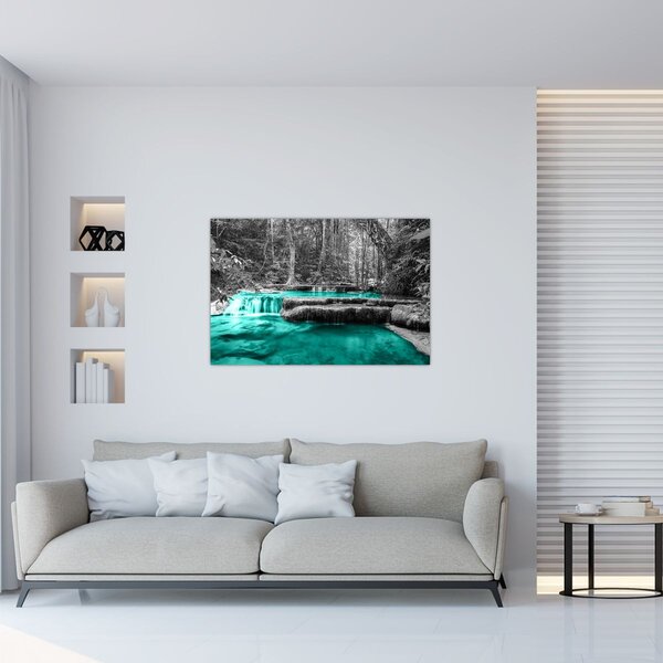 Kép - Téli folyó (90x60 cm)