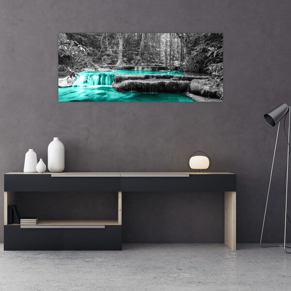 Kép - Téli folyó (120x50 cm)