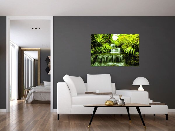 Kép - Indonéziai vízesések (90x60 cm)