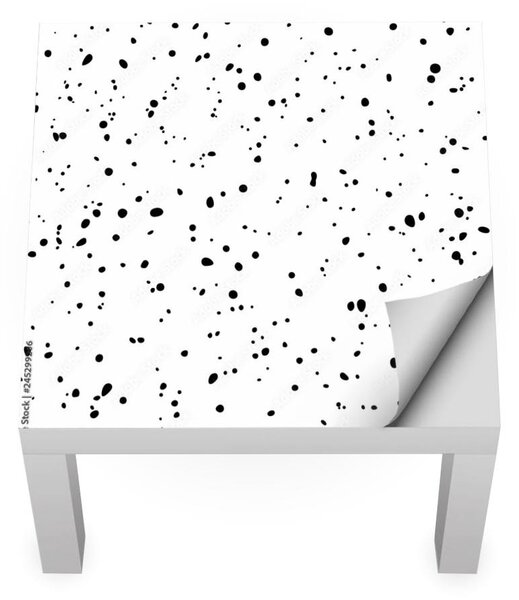 IKEA LACK asztal bútormatrica - fekete pöttyök