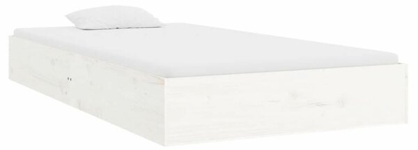 VidaXL fehér tömör fa ágykeret 90 x 200 cm