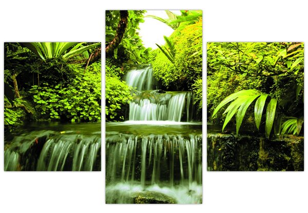 Kép - Indonéziai vízesések (90x60 cm)
