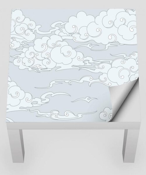 IKEA LACK asztal bútormatrica - kínai felhők
