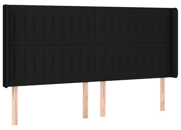 Fejtámla - Szövet - Fekete - 163x16x118/128cm