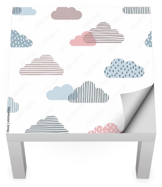 IKEA LACK asztal bútormatrica - pasztell felhők