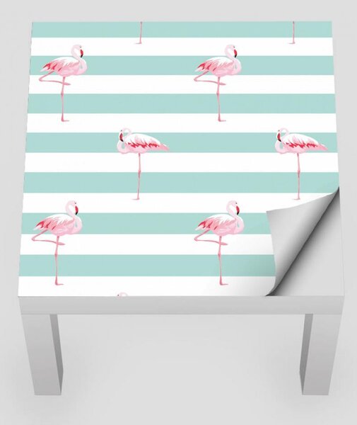 IKEA LACK asztal bútormatrica - flamingók