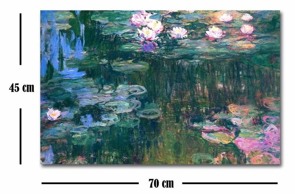 Fali vászon kép Claude Monet másolat, 45 x 70 cm