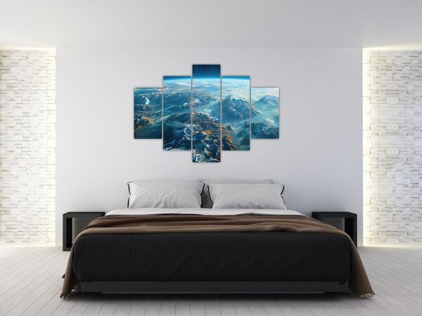 Kép - Kilátás az űrből (150x105 cm)