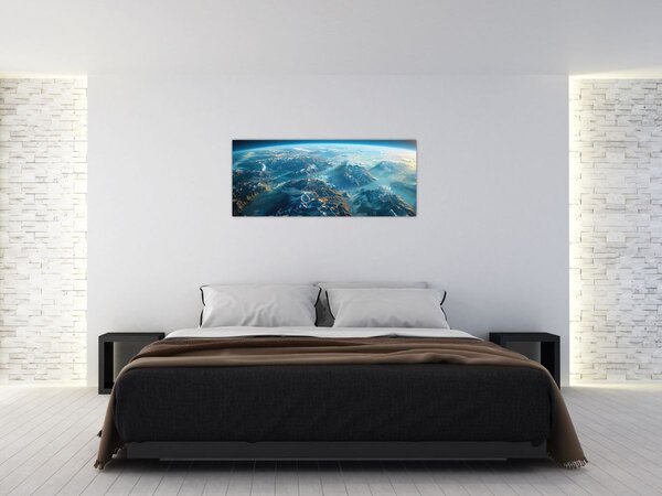 Kép - Kilátás az űrből (120x50 cm)