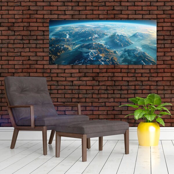 Kép - Kilátás az űrből (120x50 cm)